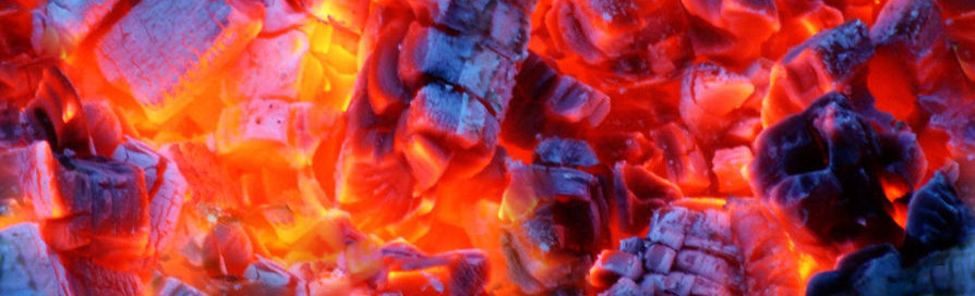 glowing embers