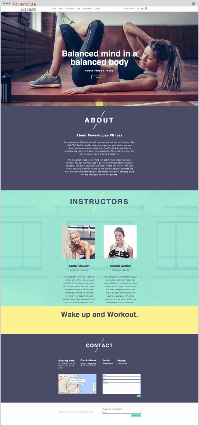 powerfitness embers portfolio